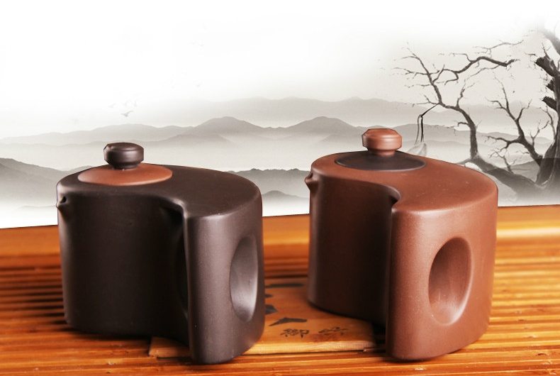 太極陰陽紫砂壺，創(chuàng)意格紫砂壺
